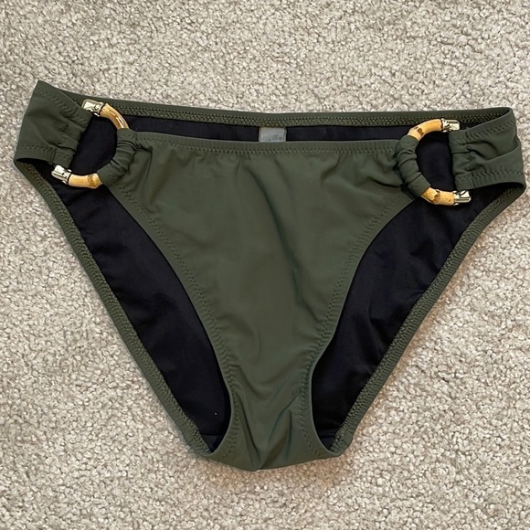 VICTORIA SECRET BIKINI BOTTOMS GREEN SIZE EXTRA SMALL - Picture 1 of 6